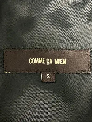 COMME CA MEN/チェスターコート/ジャケット/アウター/ブラック/S