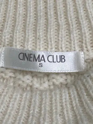 CINEMA CLUB/シネマクラブ/ニット/セーター/トップス/アイボリー/S