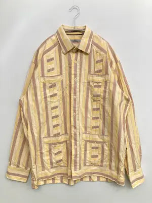 Single needle Tailoring/シャツ/ブラウス/トップス/ベージュ