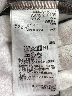 SENSE OF PLACE/センスオブプレイス/Tシャツ/カットソー/トップス/ブラック/One