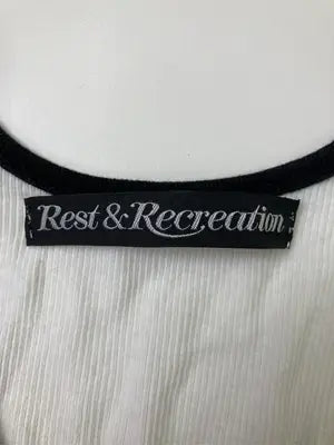 Rest&Recreation/レストアンドレクリエーション/タンクトップ/トップス/ホワイト/FR