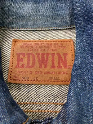 EDWIN/エドウィン/デニムジャケット/ジャケット/アウター/ネイビー/S