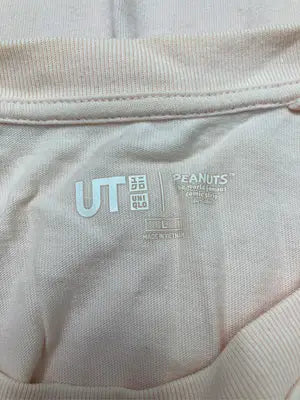 UNIQLO/ユニクロ/Tシャツ/カットソー/トップス/ピンク/L