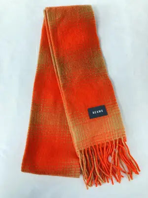 BEAMS/ビームス/マフラー/ファッション雑貨/オレンジ