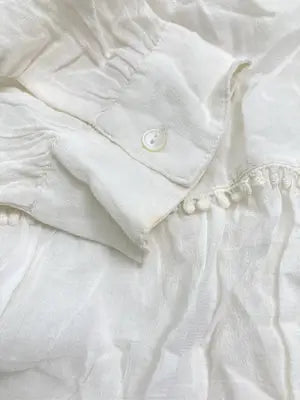 ZARA/ザラ/チュニック/ワンピース/ドレス/ホワイト/EUR L/USA L/MEX 30