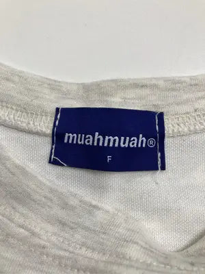 muah muah/ムーアムーア/Tシャツ/カットソー/トップス/グレー/F