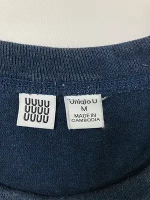 UNIQLO/ユニクロ/Tシャツ/カットソー/トップス/ネイビー/M