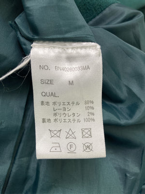 back number/バックナンバー/ダウンジャケット/コート/ジャケット/アウター/グリーン/M