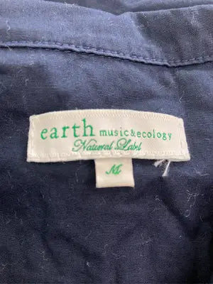 earth music&ecology/アースミュージックアンドエコロジー/シャツワンピース/ワンピース/ドレス/ネイビー/M