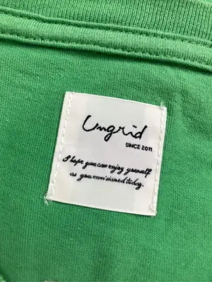 Ungrid/アングリッド/Tシャツ/カットソー/トップス/グリーン/F