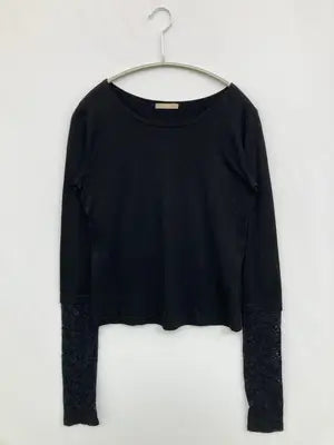 Reve/レーヴ/Tシャツ/カットソー/トップス/ブラック
