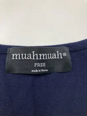 muah muah/ムーアムーア/Tシャツ/カットソー/トップス/ネイビー/FREE