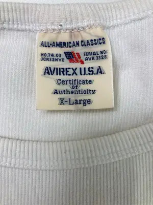 AVIREX U.S.A./アヴィレックスユーエスエー/Tシャツ/カットソー/トップス/ホワイト/XL