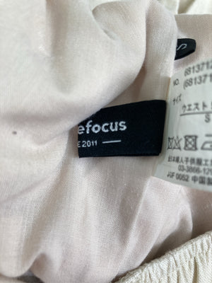 Doublefocus/ダブルフォーカス/スラックス/パンツ/ベージュ/S