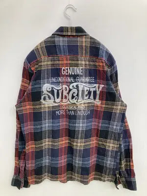 Subciety/サブサエティ/シャツ/ブラウス/トップス/ネイビー/L