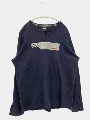 FIRST DOWN/ファーストダウン/Tシャツ/カットソー/トップス/ネイビー/LL