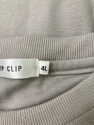 Chip Clip/チップクリップ/Tシャツ/カットソー/トップス/ベージュ/4L
