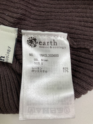 earth music&ecology/アースミュージックアンドエコロジー/Tシャツ/カットソー/トップス/ブラウン/S