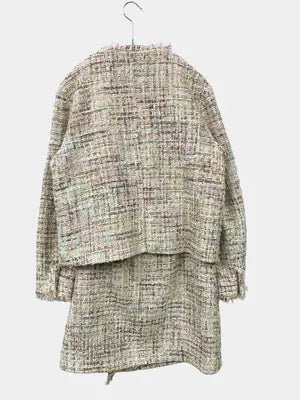 ZARA BASIC/ザラベーシック/セットアップ/ジャケット/アウター/ベージュ/USA M
