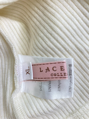 LACEMADE/レースメイド/Tシャツ/カットソー/トップス/アイボリー/XL