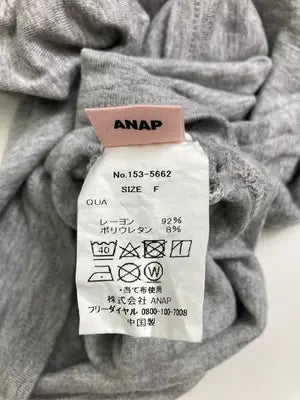 ANAP/アナップ/Tシャツ/カットソー/トップス/グレー/F