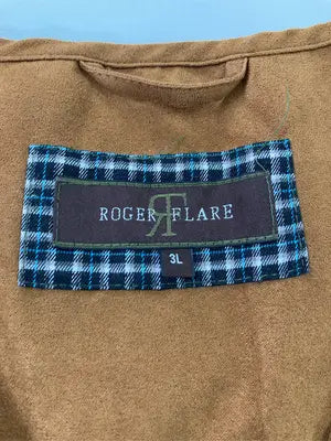 ROGER FLARE/ベスト/トップス/ブラウン/3L
