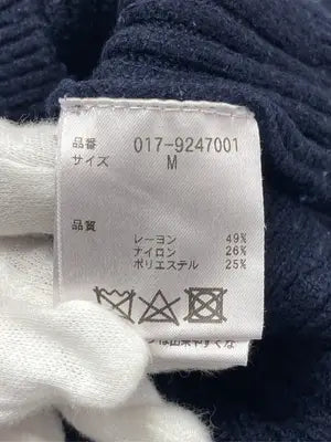 NATURAL BEAUTY BASIC/ナチュラルビューティーベーシック/ニット/セーター/トップス/ネイビー/M