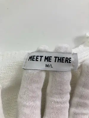 MEET ME THERE/Tシャツ/カットソー/トップス/ホワイト/M/L