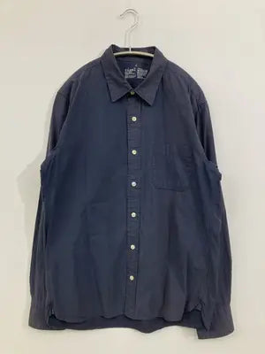 無印良品/ムジルシリョウヒン/シャツ/ブラウス/トップス/ネイビー/L