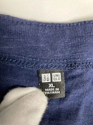 UNIQLO/ユニクロ/Tシャツ/カットソー/トップス/ネイビー/XL