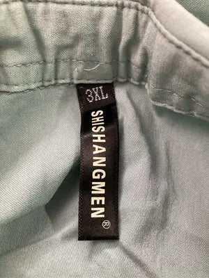 SHISHAGMEN/シャツ/ブラウス/トップス/ライトグリーン/3XL