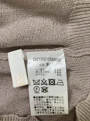 Chico/チコ/ニット/セーター/トップス/ブラウン/F