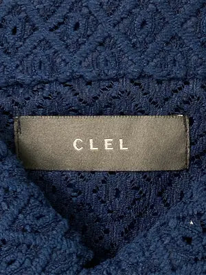 CLEL/シャツ/ブラウス/トップス/ネイビー/M