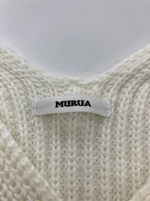 MURUA/ムルーア/ニット/セーター/トップス/アイボリー/F