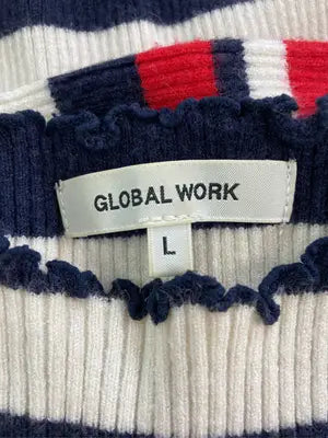 GLOBAL WORK/グローバルワーク/ニット/セーター/トップス/ホワイト/L