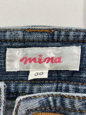 mina/デニムパンツ/パンツ/ブルー/36