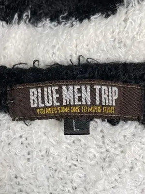 BLUE MEN TRIP/ニット/セーター/トップス/ホワイト/L