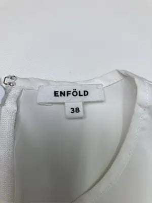 ENFOLD/エンフォルド/Tシャツ/カットソー/トップス/ホワイト/38