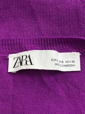 ZARA/ザラ/ニット/セーター/トップス/パープル/USA S