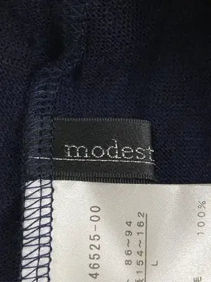 modest passion/Tシャツ/カットソー/トップス/ネイビー/L