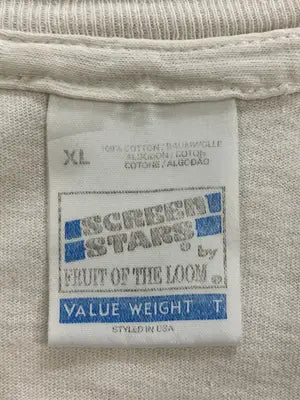 FRUIT OF THE LOOM/フルーツオブザルーム/Tシャツ/カットソー/トップス/アイボリー/XL