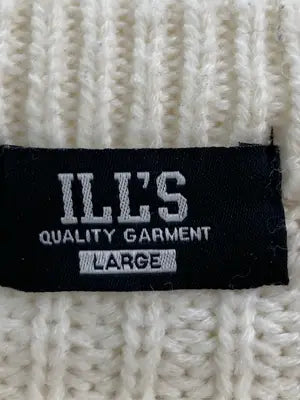 ILL'S/イルズ/ニット/セーター/トップス/アイボリー/L