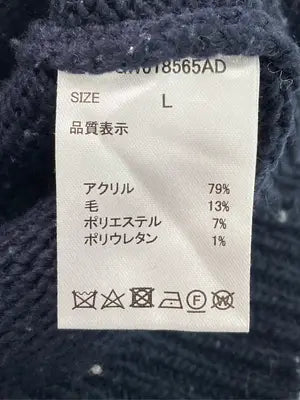 GLOBAL WORK/グローバルワーク/ニット/セーター/トップス/ネイビー/L