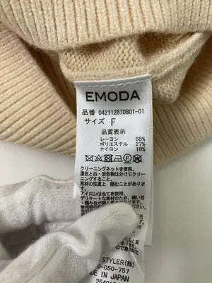 EMODA/エモダ/ニット/セーター/トップス/アイボリー/F
