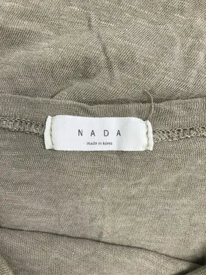NADA/タンクトップ/トップス/ブラウン