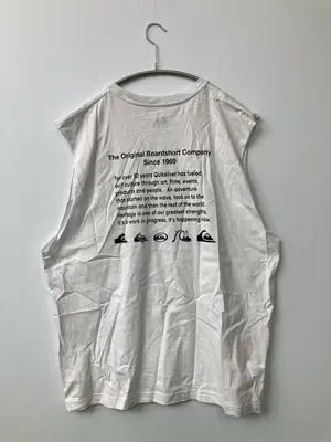 QUIKSILVER/クイックシルバー/ノースリーブ/トップス/ホワイト/XL
