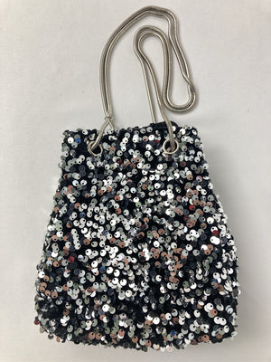 ハンドバッグ/バッグ/シルバー