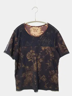 ville d'azur/Tシャツ/カットソー/トップス/ブラック/42