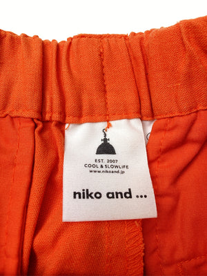 niko and .../ニコアンド/スラックス/パンツ/オレンジ/M