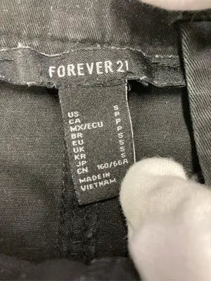 FOREVER21/フォーエバートゥエンティーワン/ショート/ミニスカート/スカート/ブラック/S